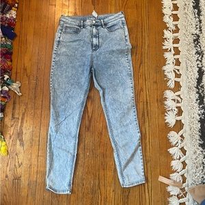 Free People Stella Acid Wash Skinny Jeans